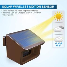 img 1 attached to Wireless Driveway Alarm System - Long Range 1/2 Mile with Solar Power &amp; Weatherproof Design - Adjustable Sensitivities and Outdoor Motion Sensor for DIY Security Alert