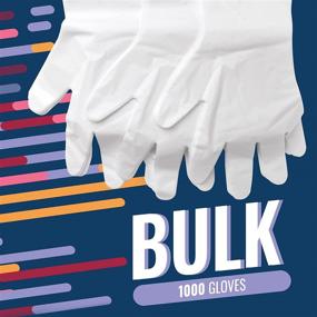 img 3 attached to 🧤 Reli Large Vinyl Gloves - 1000 Pack Bulk, S, M, L, XL Sizes Available - Disposable, Latex-Free, Powder-Free Gloves for Hand Protection - Ambidextrous