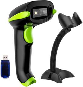 img 4 attached to 📷 NADAMOO 2D Wireless Barcode Scanner with Stand: Bluetooth, 2.4G Wireless & Wired Connectivity | USB Image QR Code Reader for Computer, Tablet, iPhone, iPad & Android