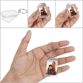 img 2 attached to 📸 Capturing Memories in Style with Kurtzy's Clear Acrylic Photo Keychains