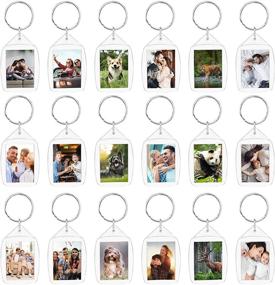 img 1 attached to 📸 Capturing Memories in Style with Kurtzy's Clear Acrylic Photo Keychains