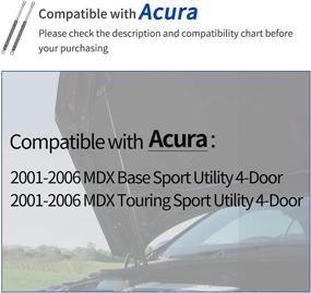 img 3 attached to 🚘 OTUAYAUTO Front Hood Struts: SG265001 Hood Lift Support Shocks, 2001-2006 Acura MDX Replacement (Pack of 2)