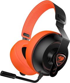 img 1 attached to 🎧 Cougar Phontum Essential Gaming Headset - Enhanced Stereo Experience (Orange)