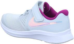 img 3 attached to 👟 Nike Platinum Multicolor Girls' Athletic Runner Sneaker Shoes