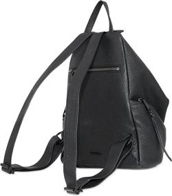 img 2 attached to 🎒 Rebecca Minkoff Julian Backpack Black: Sleek and Chic for On-the-go Style