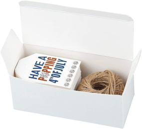 img 1 attached to 🎁 100PCS Fourth of July Gift Tags with String - WRAPAHOLIC Paper Tags and 100 Feet Natural Jute Twine for 4th of July Celebrations and Party Favors