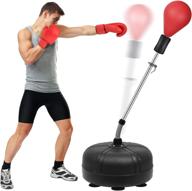 🥊 mdikawe adjustable height punching bag with stand for adults & kids – freestanding punching ball, boxing speed bag, ideal for mma reflex speed training, fitness, punching and muscle building логотип