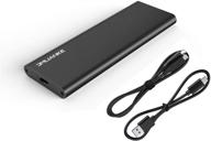 адаптер-корпус dmlianke m.2 nvme ssd: кейс usb 3.1 gen 2 для pcie nvme m.2 ssd (черный) логотип