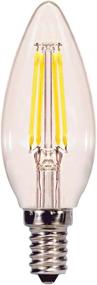img 2 attached to Satco S29890 Clear Candelabra LED Bulb - Enhanced Lumens