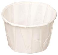 oz paper portion cups white logo