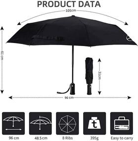 img 3 attached to Carandy Automatic Umbrella Sunshade Windproof