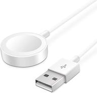 🔌 bowjoy apple watch charger - wireless fast charging cable compatible with apple watch series 6/se/5/4/3/2/1 - newest version logo