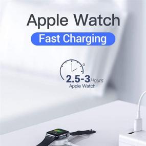 img 1 attached to 🔌 Зарядное устройство BOWJOY для Apple Watch - беспроводной быстрая зарядка, совместима с Apple Watch серии 6/SE/5/4/3/2/1 - Новейшая версия