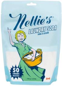 img 2 attached to 🧺 Nellie's Laundry Soda Tin with Refill Pouches - 50 Load Effective Cleaning Bundle!