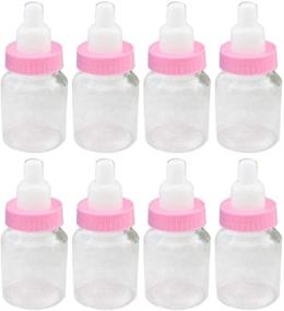 img 2 attached to 🍼 36 Pack Pink Mini Milk Bottle Party Favor Gift Boxes - Ideal 1.5" x 3.5" Size for Baby Shower Favors