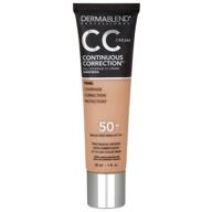 🌈 dermablend tone-evening cc cream foundation spf 50+, full coverage makeup & color corrector, oil-free - continuous correction logo