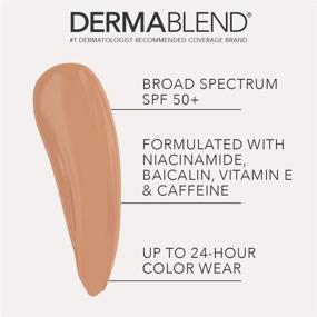 img 2 attached to 🌈 Dermablend Tone-Evening CC Cream Foundation SPF 50+, Full Coverage Makeup & Color Corrector, Oil-Free - Continuous Correction