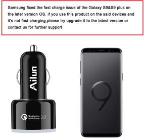 img 3 attached to 🔌 Powerful Ailun USB C PD Car Charger Adapter 33W - Fast Charging for iPhone 12/12 Pro/12 Mini/12 Pro Max/11 Pro, Galaxy s20+/s20 Ultra/s10 Plus, MacBook - Type C PD 18W and USB A Smart 15W Port