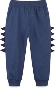 img 1 attached to 🦖 Bumeex Dinosaur Boys' Clothing Toddler Sweatpants Pants