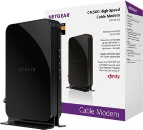 img 4 attached to Renewed NETGEAR CM500-100NAR DOCSIS 3.0 Cable Modem | Max Download Speeds of 680Mbps | XFINITY, Time Warner, Cox, Charter & More Compatible