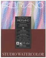 🎨 fabriano studio watercolor pad 8x10 cp 200g: perfect for artists seeking high-quality watercolor paper logo