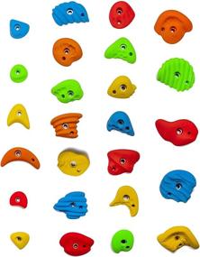 img 4 attached to Kandi Climbing Holds Assorted Medium Outdoor Recreation