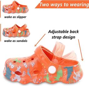 img 3 attached to Aixingyun Toddler Children Slippers Outdoor Boys' Shoes ~ Clogs & Mules