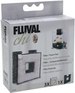 fluval chi replacement filter kit - 3 filter cartridges and 1 foam biological cartridge logo