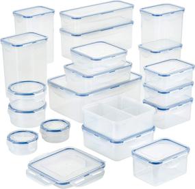 img 4 attached to 📦 LocknLock Easy Essential Storage Set - 38 Piece Airtight Food Containers, Clear - BPA-Free, Dishwasher Safe