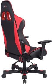 img 1 attached to Clutch Chairz Crank Series: The Ultimate Gaming Chairs with Ergonomic Design, Office Comfort, High Performance, and Lumbar Support - Black/Red