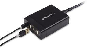 img 2 attached to Cable Matters 72W 4-Port USB C Charger: 60W Power Delivery for Laptops, Tablets, and Smartphones - Black