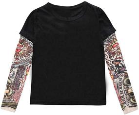 img 4 attached to Camidy Sleeve T Shirt Pullover Clothes Boys' Clothing