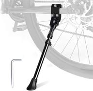 🚲 colmthys adjustable rear mount aluminum bike kickstand - suitable for 16-26 inch mountain, adult, road, folding bicycles logo