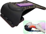 premium multi-level neck stretcher pillow, cervical spine alignment chiropractic device, neck & shoulder massage relaxer traction device, magic back support relaxer (purple) logo