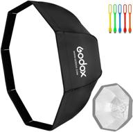 📷 godox ubw 47" octagon umbrella softbox: professional studio bowens mount ring for strobe speedlite flash photography logo