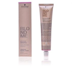 img 2 attached to 🧊 Schwarzkopf Professional Blondme Ice Blonde Toning Hair Treatment - 60 ml