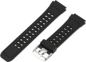 img 3 attached to Voguestrap TX85055BK Allstrap Regular Length Watchband