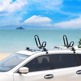 img 2 attached to 🚣 Leader Accessories Kayak Rack with J-Bars - Canoe Surf Board SUP 1 Pair