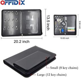 img 2 attached to 📁 OFFIDIX Zippered Portable Organizer: The Ultimate Access Control Solution for Executives and Commercial Door Products