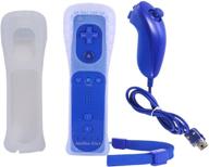 🎮 enhance your gaming experience with the newbull dark blue motion plus remote and nunchuck combo for wii and wii u logo