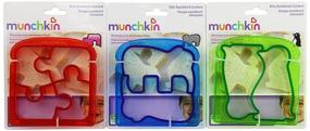 img 3 attached to 🥪 Набор из 3 ножей для бутербродов Munchkin Silly Sandwich Cutter - 3 штуки