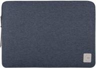 💦 waterproof laptop sleeve - comfyable 16 inch macbook pro 2019-2020 compatible, navy blue logo