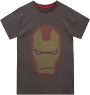 👕 iron man t-shirt for boys by marvel logo