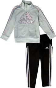 img 1 attached to 👕 Куртка Adidas Classic Tricot Joggers: Стильная одежда для активного образа жизни девочек.