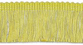 img 1 attached to Decorative Trimmings Chainette Fringe Yellow