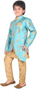 img 2 attached to 👔 Stylish Ethnic Sherwani Kurta Pyjama Boys' Clothing for Suits & Sport Coats