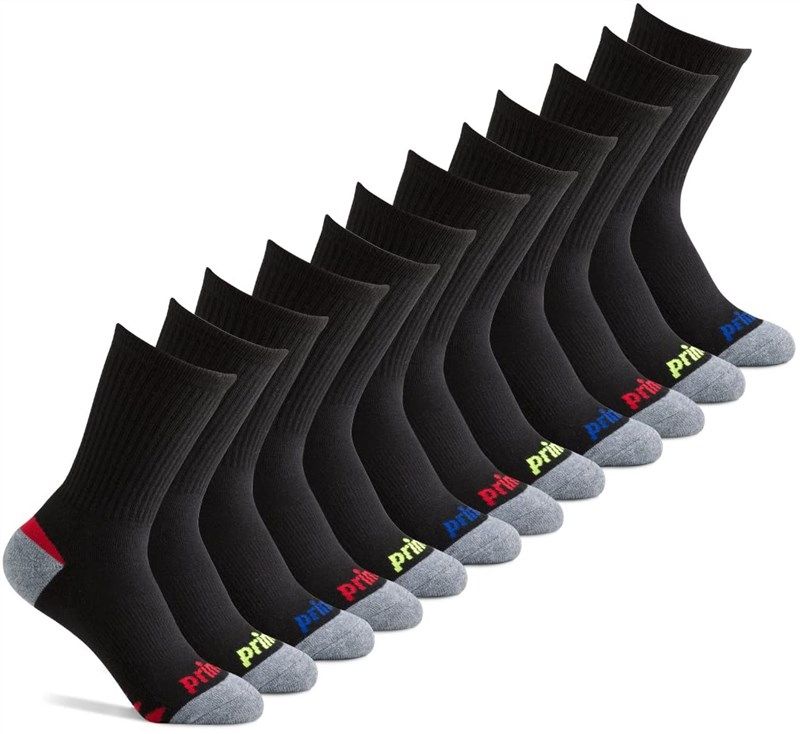 prince athletic socks active black 로고