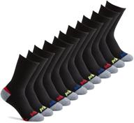 🧦 optimized prince boys' cushioned crew length athletic socks for active kids logo