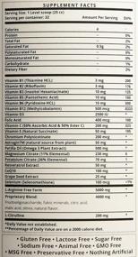 img 1 attached to 💪 Enhanced Cardio Power Dietary Supplement - NuvoSoma Labs L-Arginine 5000mg with Nitric Oxide, L-citrulline, CoQ10, and Resveratrol (Orange)