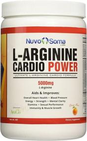 img 2 attached to 💪 Enhanced Cardio Power Dietary Supplement - NuvoSoma Labs L-Arginine 5000mg with Nitric Oxide, L-citrulline, CoQ10, and Resveratrol (Orange)